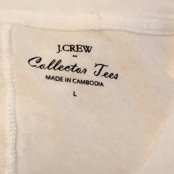 J. Crew Collectors muscle tee. L - Picture 4 of 7